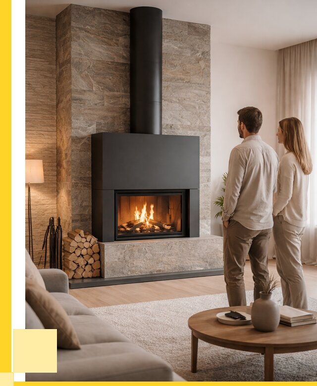 Закрытые камины под ключ в Невинномысске от 122748 р., ЭриданНвн