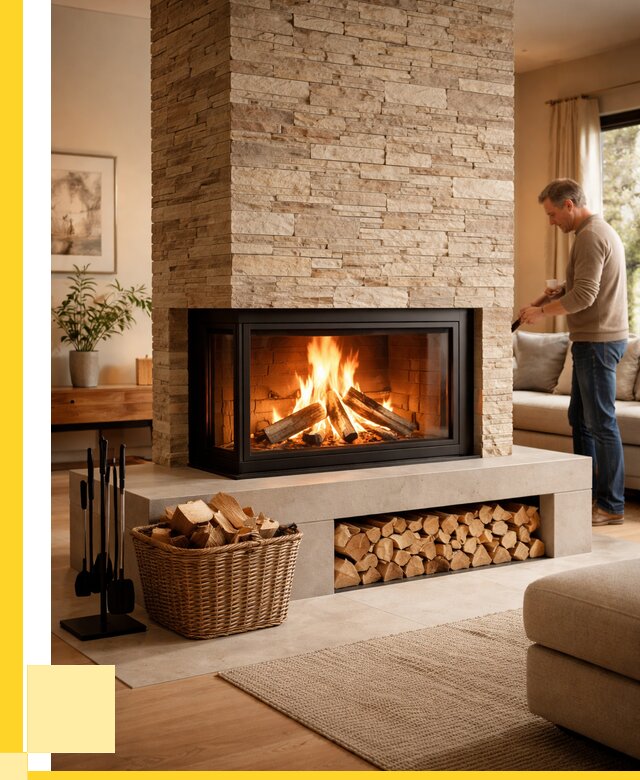 Дровяной камин под ключ в Невинномысске от 204580 р. | ЭриданНвн