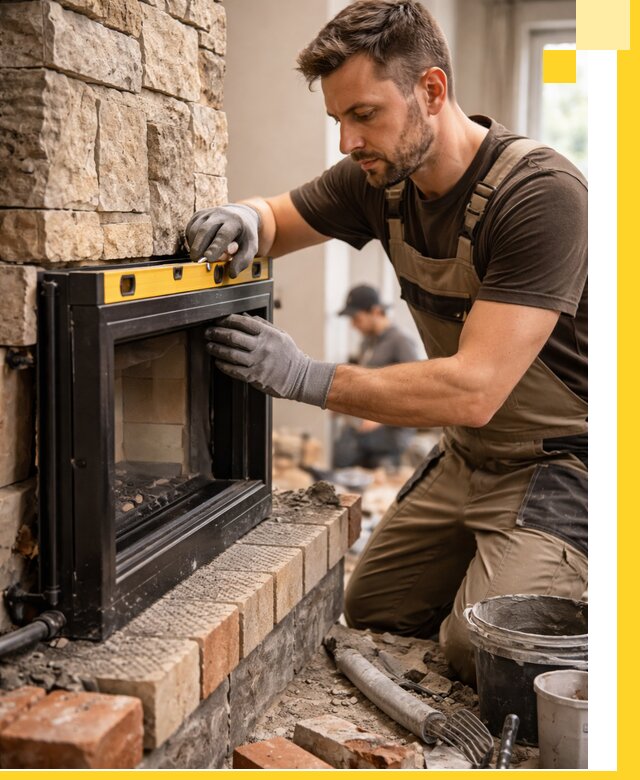 Дровяные камины под ключ в Невинномысске: монтаж, обустройство