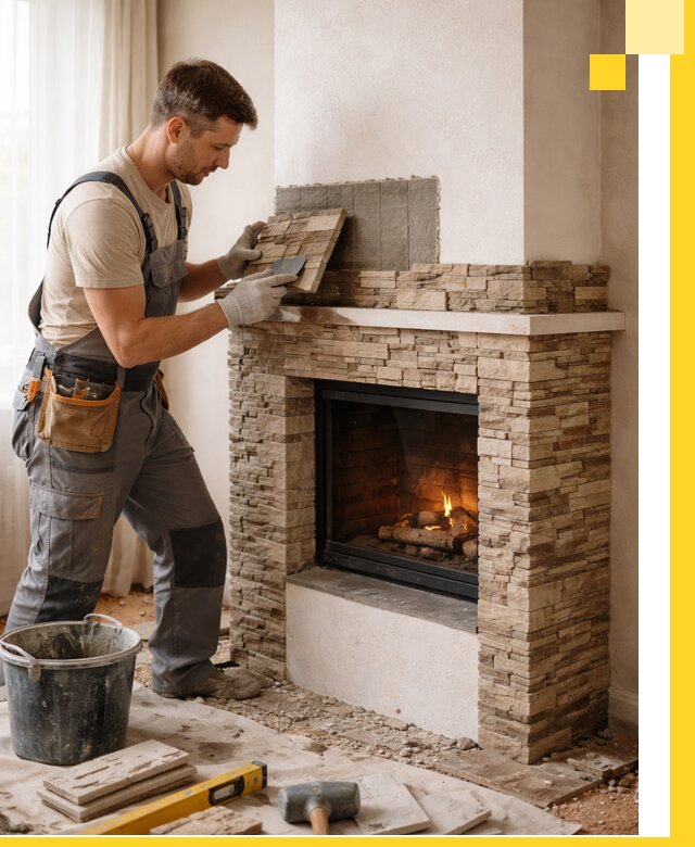 Изготовление и монтаж каминов для дома под ключ в Невинномысске