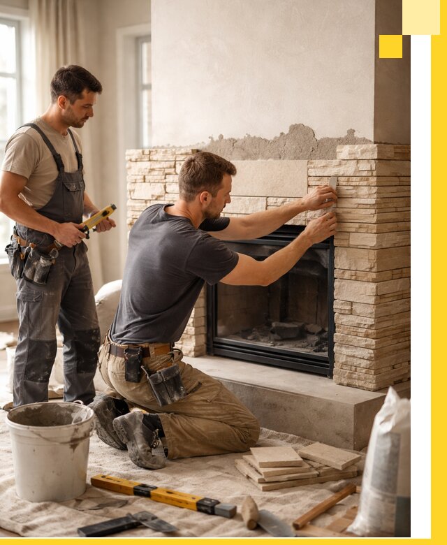 Установка и монтаж каминов для загородного дома в Невинномысске