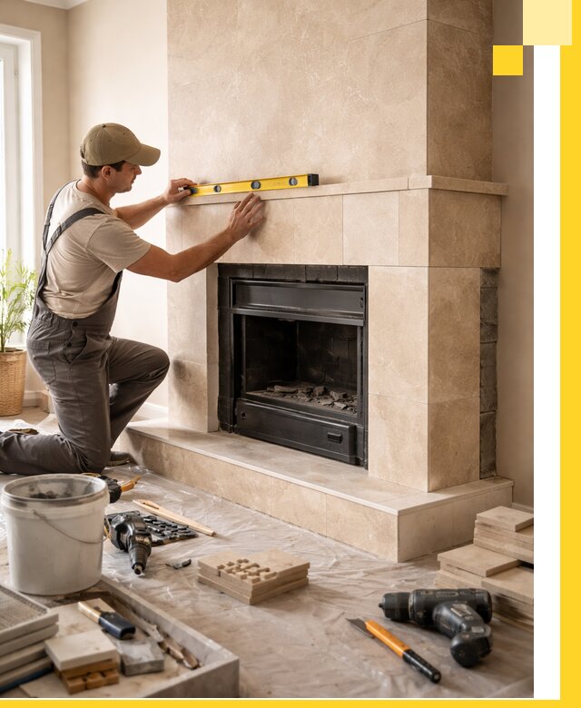 Установка и монтаж каминов в частном доме под ключ в Невинномысске