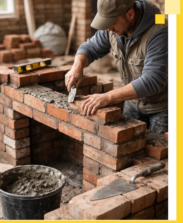 Кладка каминов под ключ в Невинномысске профессиональная отделка и монтаж