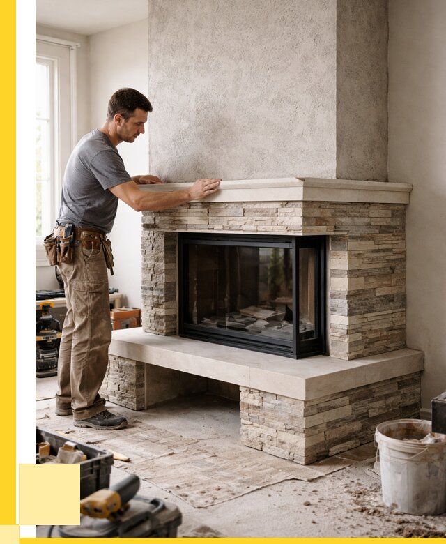 Изготовление каминов под ключ в Невинномысске от 153435 р. | ЭриданНвн