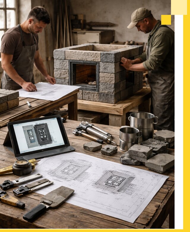 Разработка проектов печей с согласованием и монтажом в Невинномысске