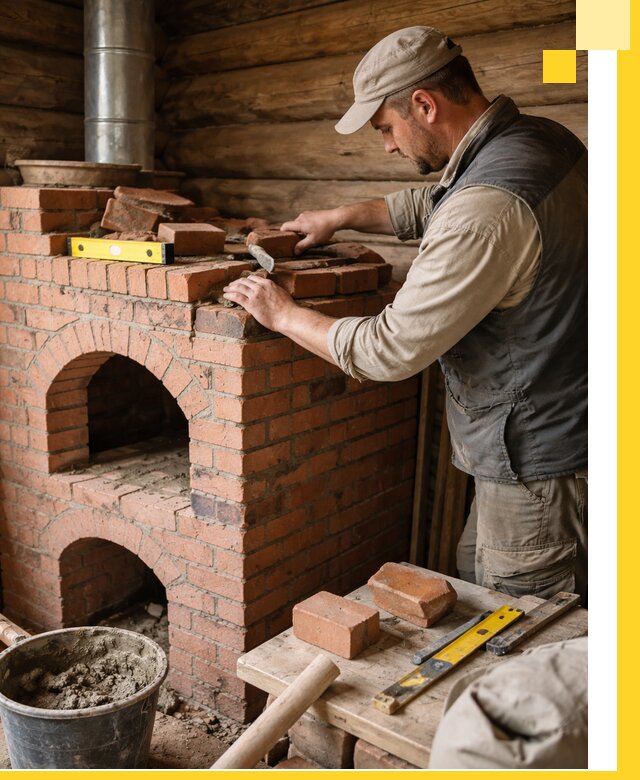 Изготовление и установка русских печей в Невинномысске под ключ