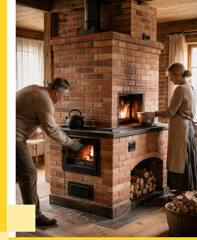 Печи для загородного дома под ключ в Невинномысске от 81832 р. | ЭриданНвн