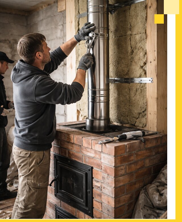 Изготовление и монтаж печей и дымоходов под ключ в Невинномысске