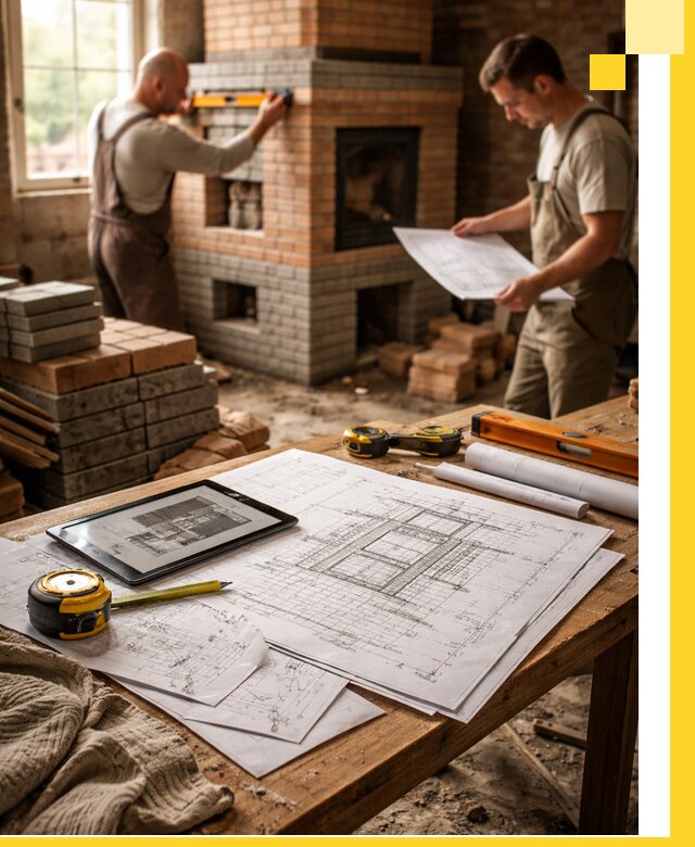 Проекты печей и каминов с индивидуальным дизайном в Невинномысске