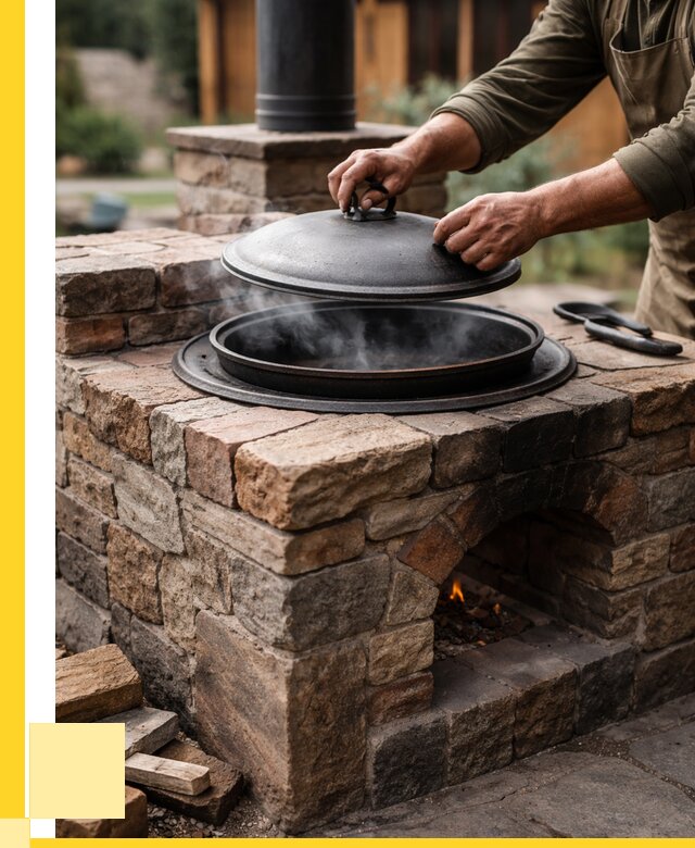 Печи для казана в Невинномысске по цене от 18412 р. | ЭриданНвн