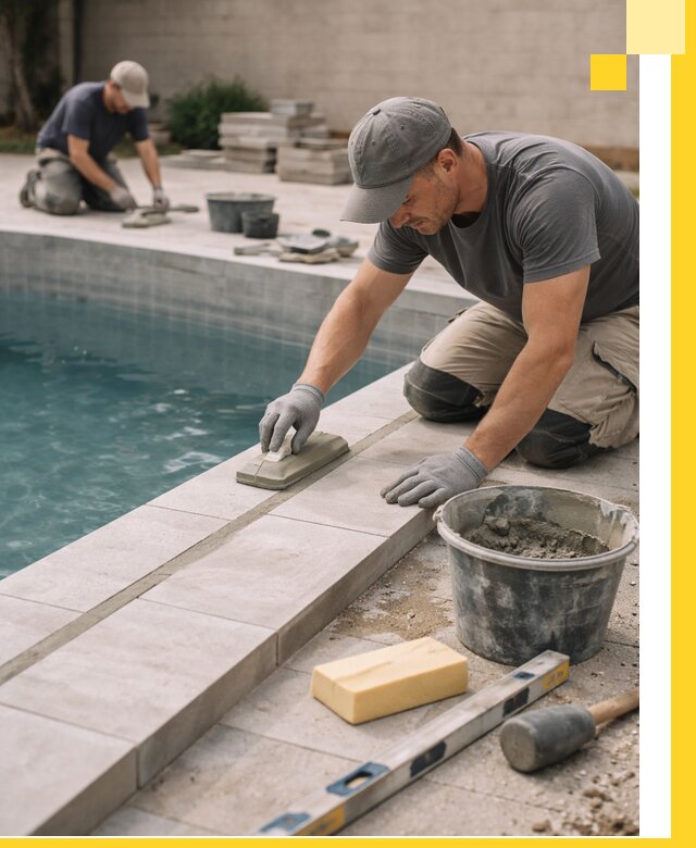 Отделка бассейнов в Невинномысске: декоративная отделка и гидроизоляция