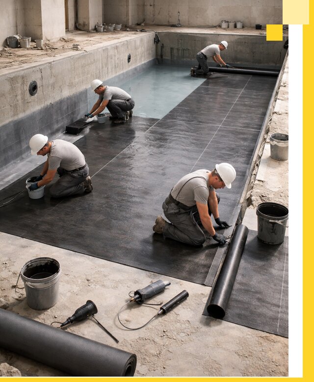 Профессиональная гидроизоляция бассейнов и чаш в Невинномысске под ключ