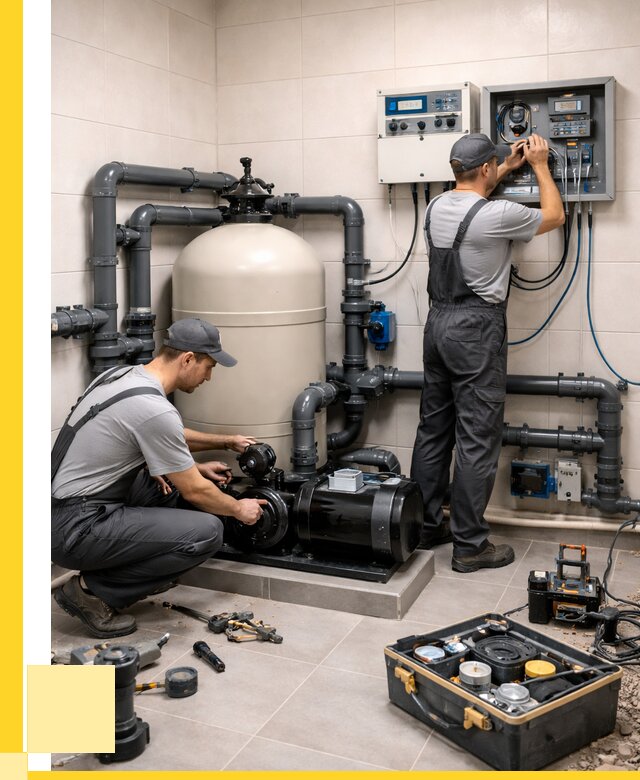 Монтаж оборудования для бассейнов в Невинномысске от 40916 р. | ЭриданНвн