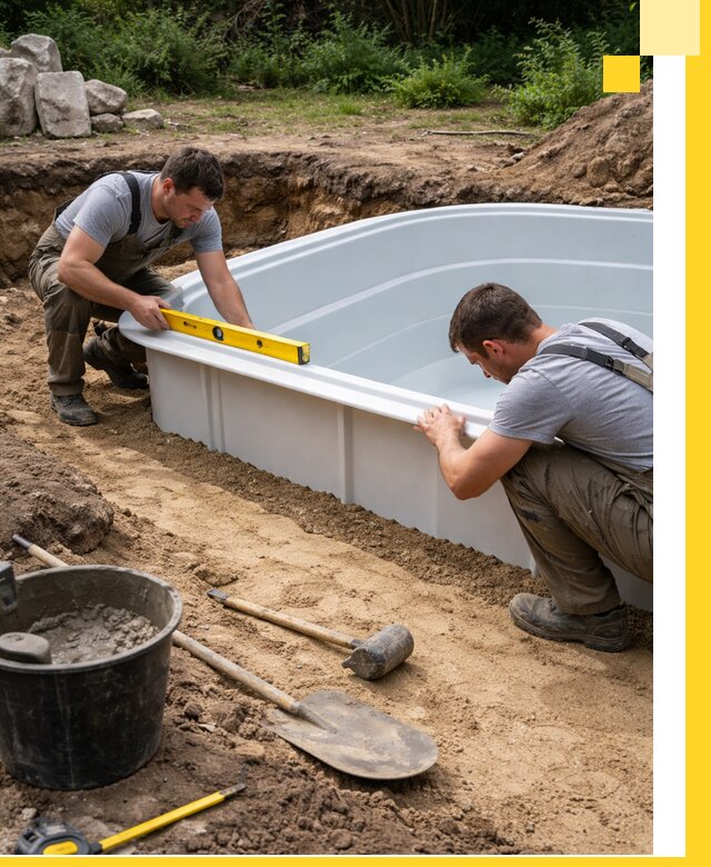 Производство и установка пластиковых бассейнов в Невинномысске под ключ