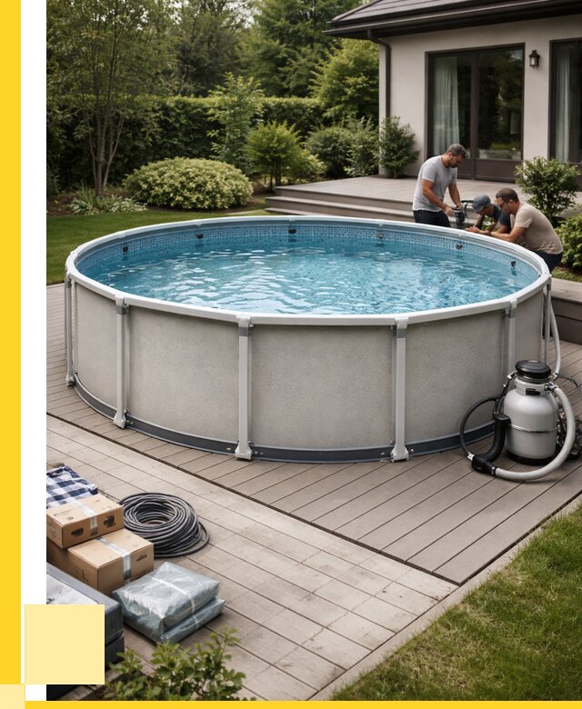 Купить каркасные бассейны в Невинномысске от 46031 р. | ЭриданНвн