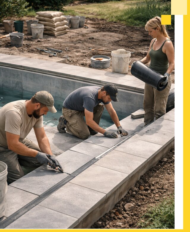 Строительство и монтаж уличных бассейнов под ключ в Невинномысске