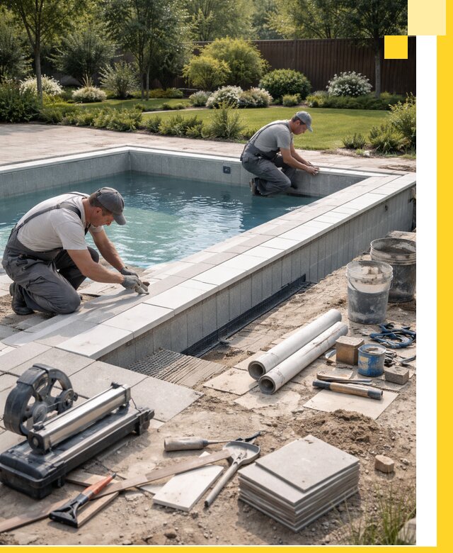 Строительство открытых бассейнов под ключ в Невинномысске профессионально