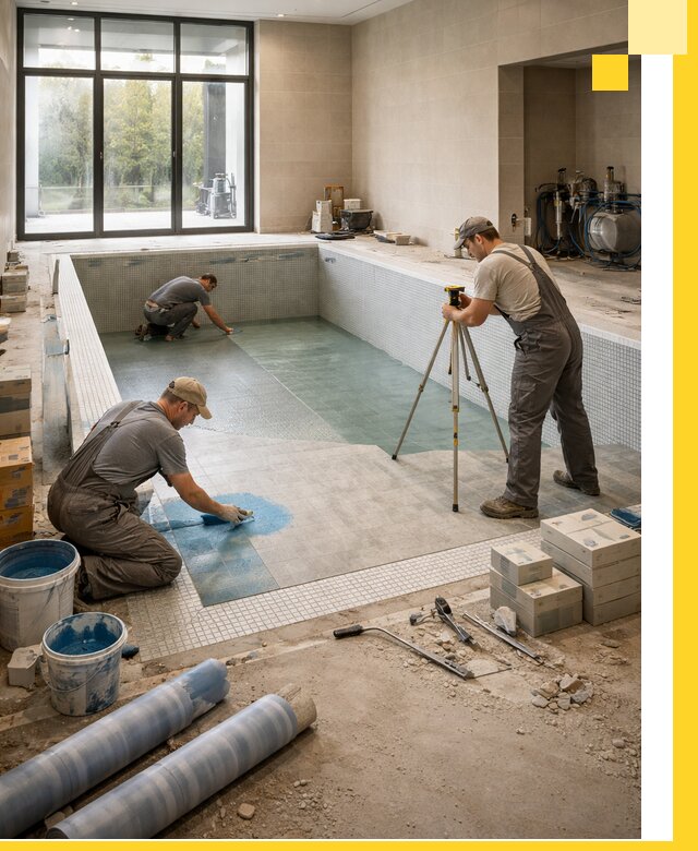 Проект и строительство закрытых бассейнов в Невинномысске под ключ