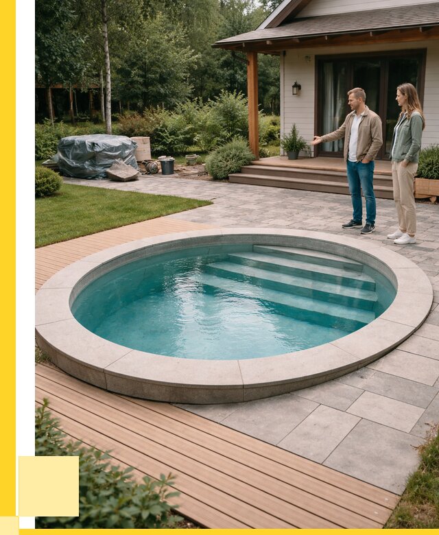 Бассейн на даче под ключ в Невинномысске от 204580 р., ЭриданНвн