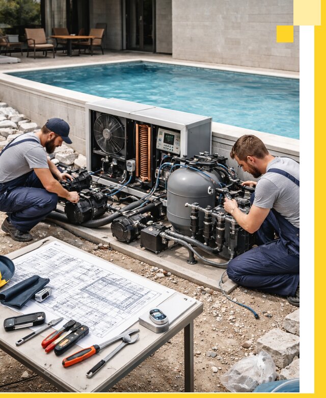 Проектирование и монтаж бассейнов с подогревом в Невинномысске