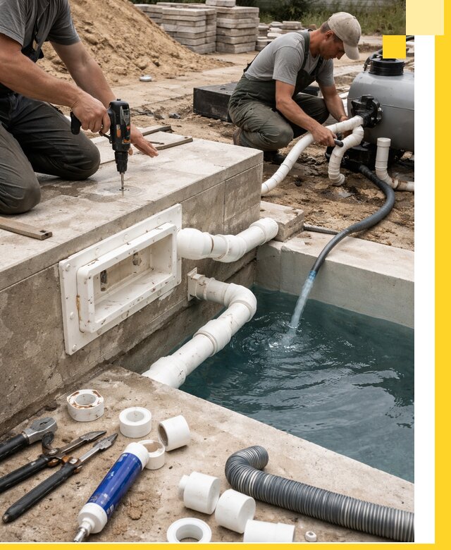 Строительство скиммерных бассейнов под ключ в Невинномысске