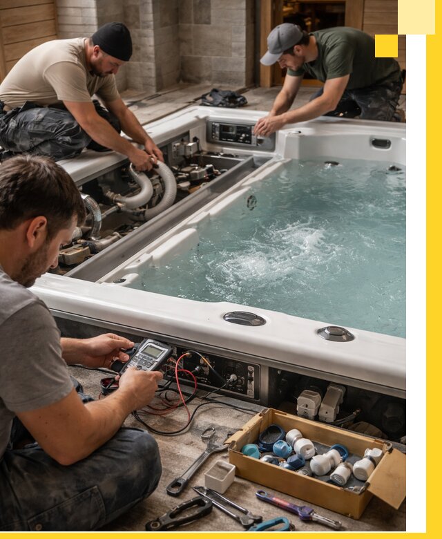 Гидромассажные бассейны под ключ в Невинномысске, дизайн и монтаж