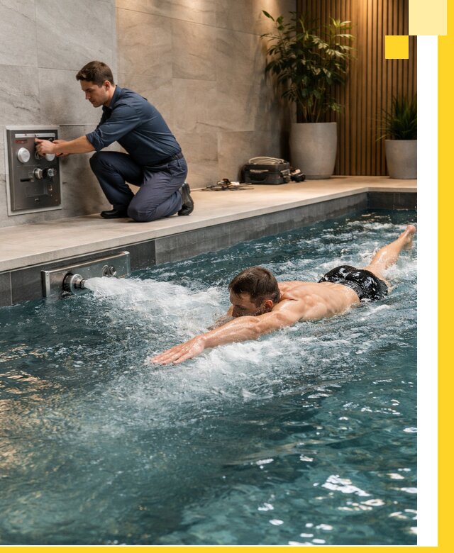 Проектирование и монтаж бассейнов с противотоком в Невинномысске