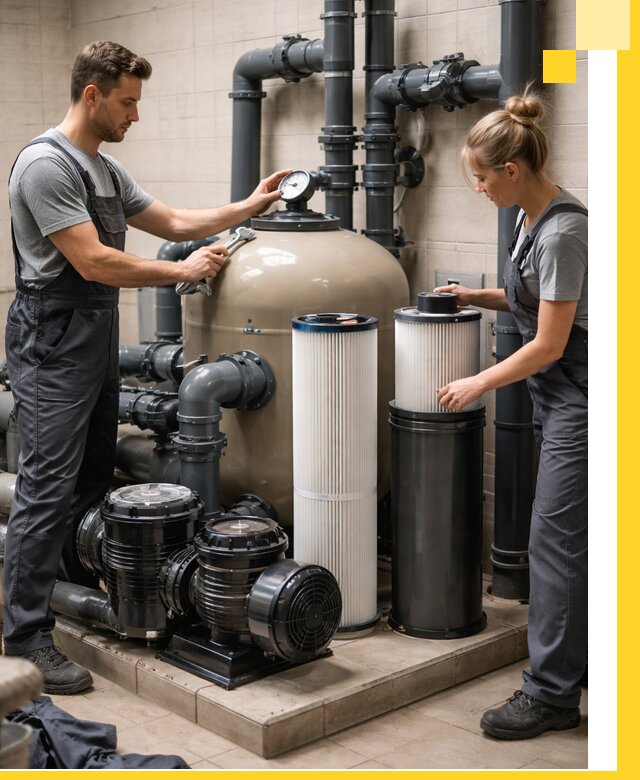 Фильтры и системы фильтрации для бассейнов в Невинномысске