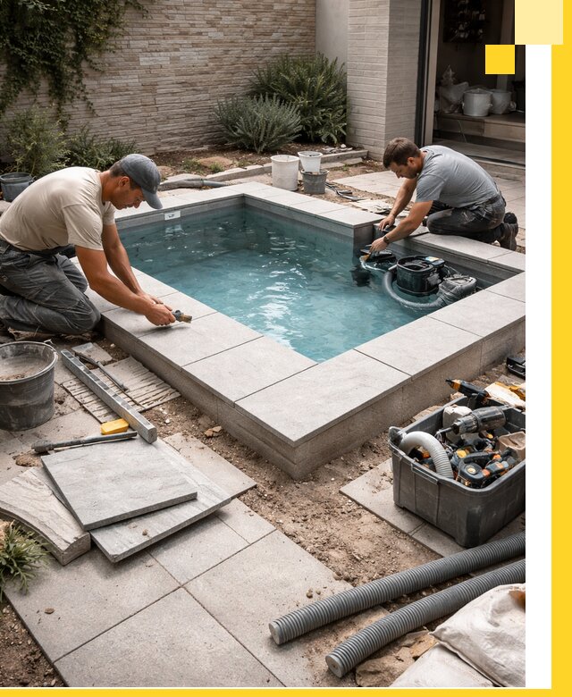 Мини бассейны под ключ в Невинномысске, дизайн и установка