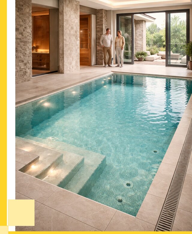 Бассейн во дворе в Невинномысске: проект, отделка от 1227480 р. | ЭриданНвн