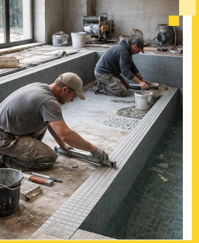 Строительство бассейна в частном доме в Невинномысске под ключ