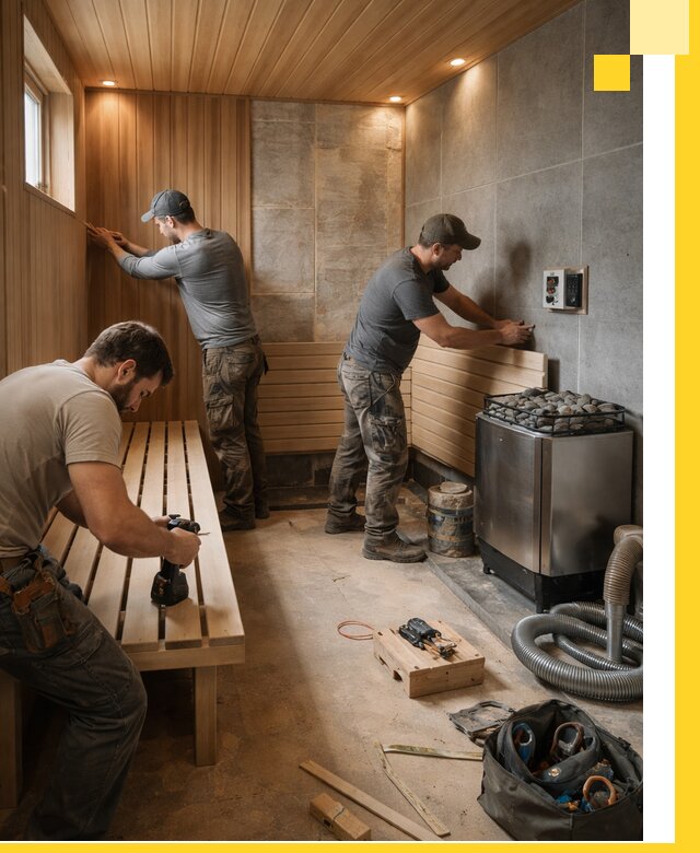 Сауны под ключ в Невинномысске, проектирование, строительство, отделка