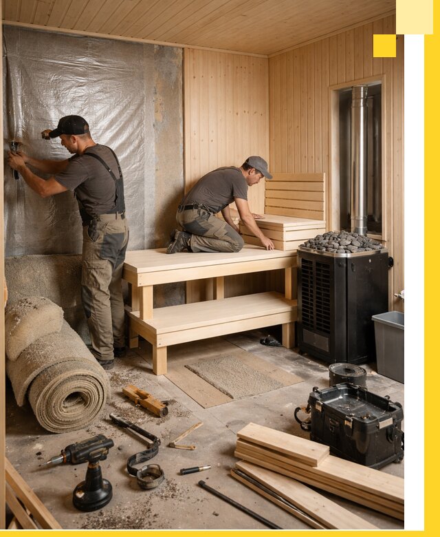 Проекты саун под ключ в Невинномысске дизайн и строительство