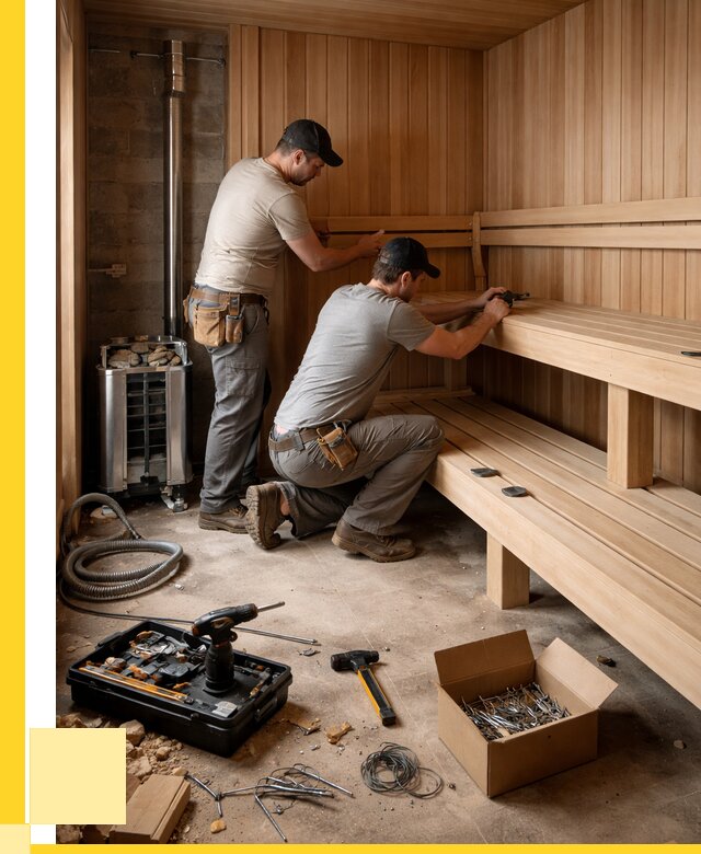 Монтаж саун под ключ в Невинномысске от 122748 р. | ЭриданНвн