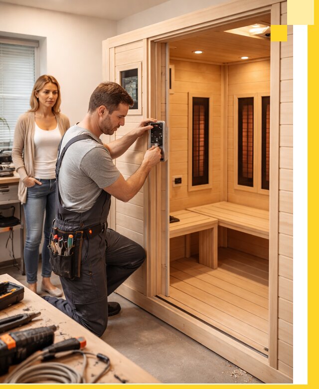 Инфракрасные сауны под ключ в Невинномысске продажа и установка