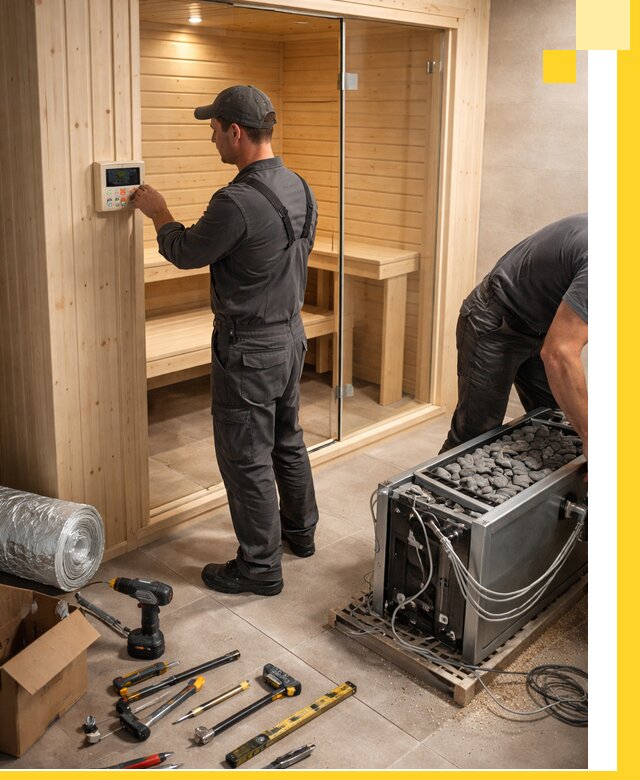 Поставка, установка и монтаж электрических саун в Невинномысске