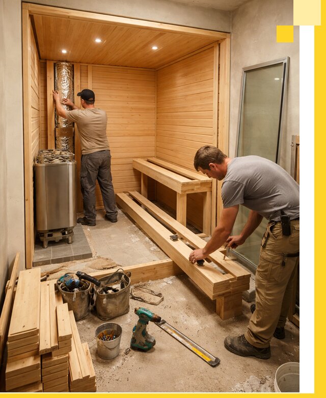 Проектирование и установка домашних саун под ключ в Невинномысске