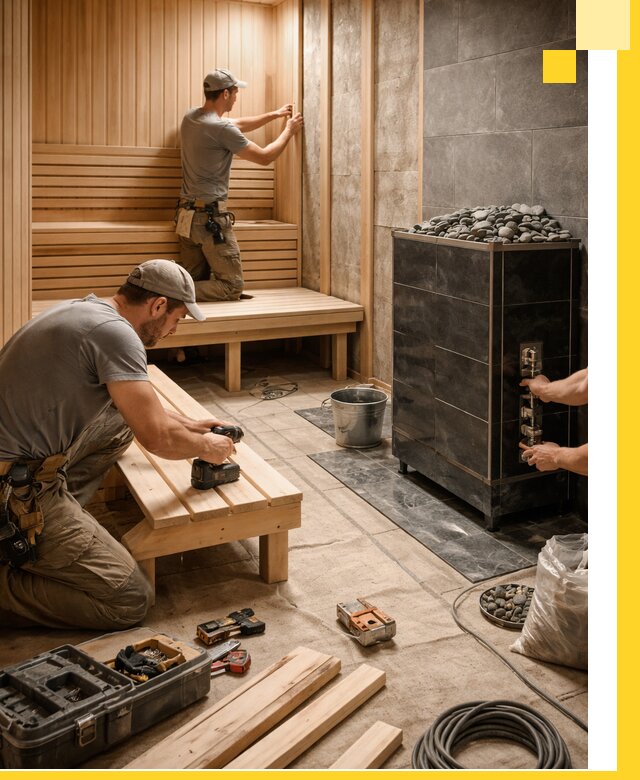 Дизайн и строительство интерьерных саун под ключ в Невинномысске