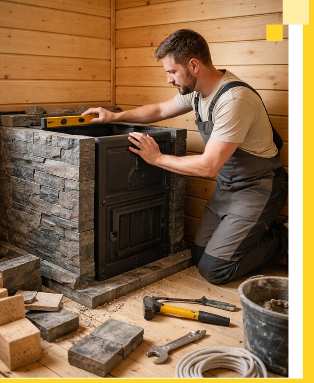 Производство и установка печей для саун под ключ в Невинномысске