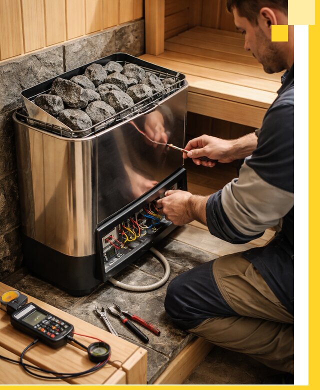 Продажа и установка электрокаменок для саун в Невинномысске