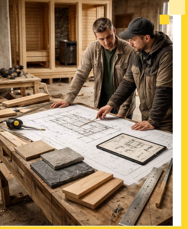 Проекты бань под ключ и планы строительства в Невинномысске