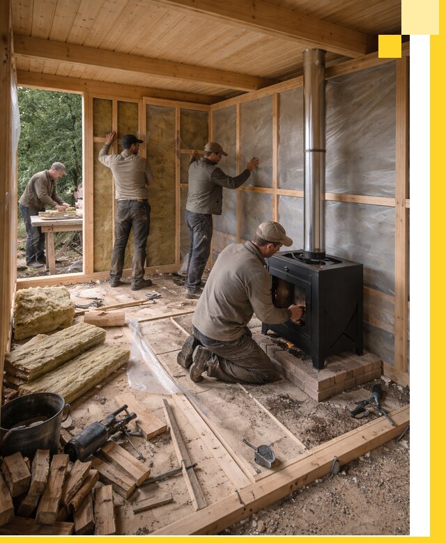 Профессиональный монтаж бань под ключ в Невинномысске для дома