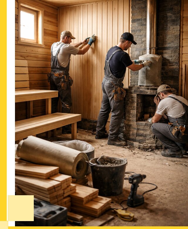 Ремонт бань под ключ в Невинномысске от 46031 р. | ЭриданНвн