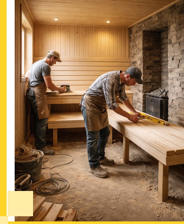 Отделка бани в Невинномысске: внутренняя отделка от 3069 р. | ЭриданНвн