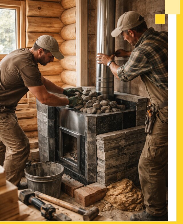 Строительство и отделка русских бань под ключ в Невинномысске