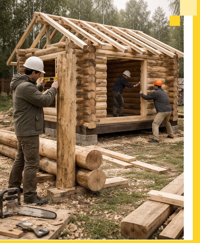 Строительство бань для дачи под ключ в Невинномысске с доставкой и монтажом