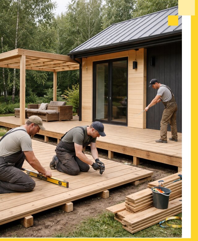 Строительство бань с террасой и бассейном под ключ в Невинномысске