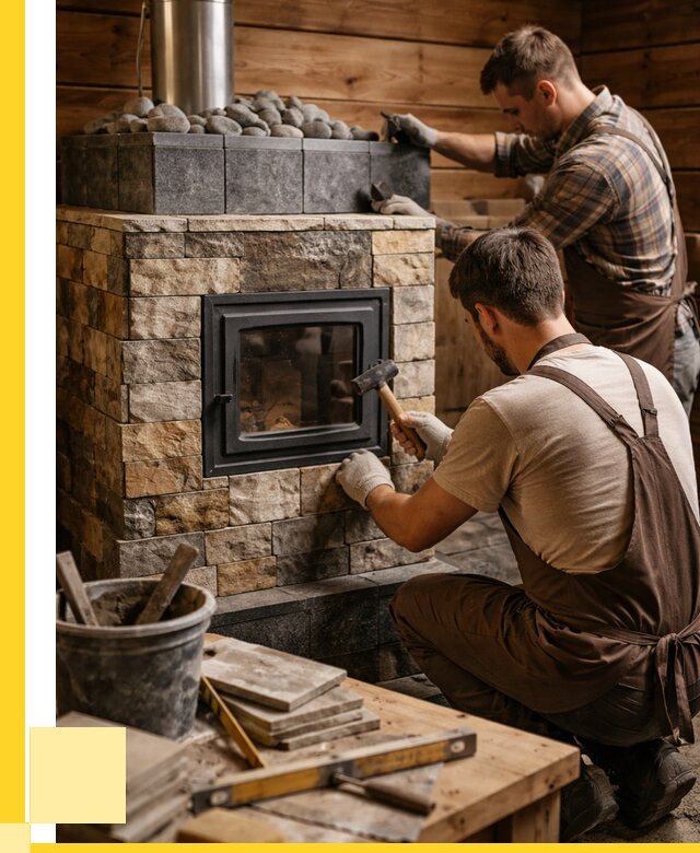 Облицовка банной печи в Невинномысске от 15344 р. | ЭриданНвн