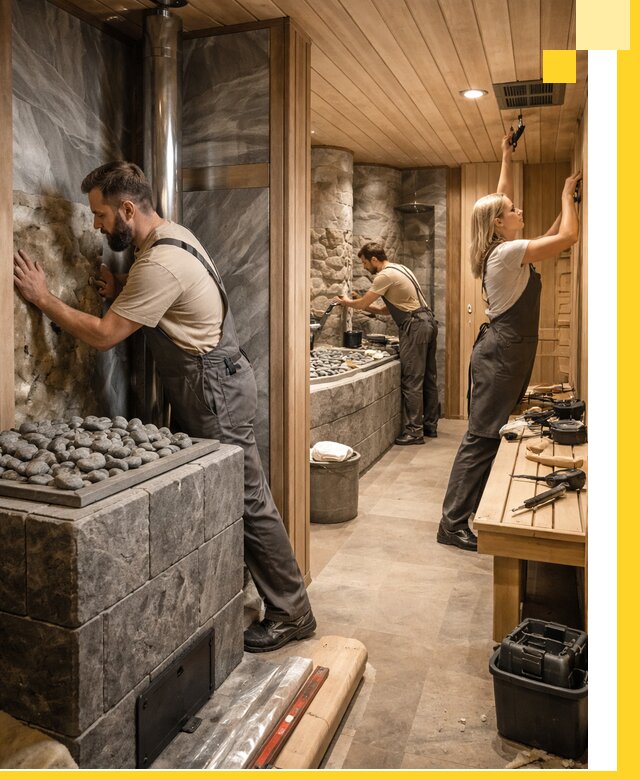 Строительство бань и SPA процедур в Невинномысске под ключ и отделкой