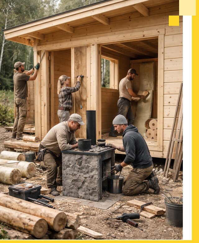 Купить баню под ключ в Невинномысске строительство монтаж отделка